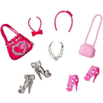 Обувь и аксессуары для Барби, из серии &#039;Модные тенденции&#039;, Barbie [BCN43] Обувь и аксессуары для Барби, из серии 'Модные тенденции', Barbie [BCN43]