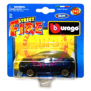 Модель автомобиля Seat Leon Cupra, темно-синий металлик, 1:43, серия 'Street Fire' в блистере, Bburago [18-30001-07]