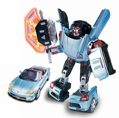 Робот -Трансформер &#039;Toyota MR2 1:18&#039;, голубой, Road-Bot [50080] Робот -Трансформер 'Toyota MR2 1:18', Road-Bot [50080]