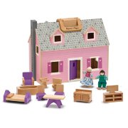 Дом для кукол из серии 'Возьми с собой' (Fold & Go), Melissa & Doug [3701/13701]
