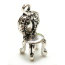 Кукольная миниатюра 'Игрушечный стульчик барокко', серебро, 1:6-1:12, ScrapBerry's [SCB250122838] - SCB250122838-1.jpg