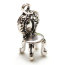 Кукольная миниатюра 'Игрушечный стульчик барокко', серебро, 1:6-1:12, ScrapBerry's [SCB250122838] - SCB250122838-2.jpg