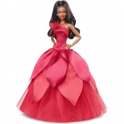 Кукла Барби 'Рождество-2022' (2022 Holiday Barbie), афроамериканка, коллекционная, Mattel [HBY04/HBY07]