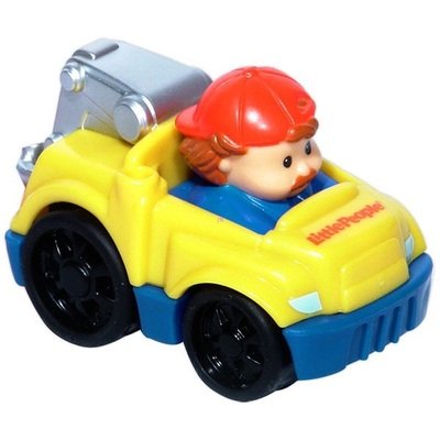 * Игрушка 'Желтый буксир-эвакуатор' из серии Little People Wheelies, Fisher Price [T5637] Игрушка 'Желтый буксир-эвакуатор' из серии Little People Wheelies, Fisher Price [T5637]