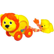 * Игрушка-каталка для малышей 'Лев со львенком', из серии Poppin' Park, Playskool-Hasbro [39973]
