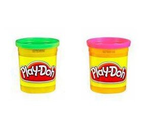 Набор пластилина 'Neon Garden' в баночках по 130г, 2 неоновых цвета, Play-Doh, Hasbro [23600GP] Набор пластилина 'Neon Garden' в баночках по 130г, 2 неоновых цвета, Play-Doh, Hasbro [23600GP]