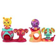 Игровой набор 'Тюлень, собака, медведь и... РУСАЛКА', ограниченный выпуск, эксклюзивные Зублс, Flower Power Zoobles [48689]