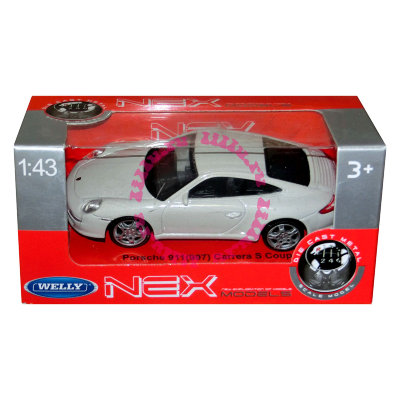Модель автомобиля Porsche 911 (997) Carrera S Coupe, бежевая , 1:43, серия 'Speed Street', Welly [44000-27] Модель автомобиля Porsche 911 (997) Carrera S Coupe, бежевая , 1:43, серия 'Speed Street', Welly [44000-27]