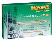 Набор прямых рельсов Mehano F097, масштаб HO
