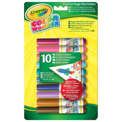 Фломастеры мини, 10 цветов, Color Wonder, Crayola [75-2211] Фломастеры мини, 10 цветов, Color Wonder, Crayola [75-2211]