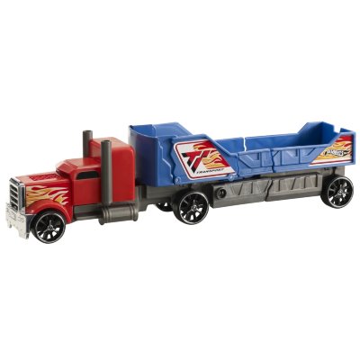 Трейлер "разбивающийся", серия Crashin' Big Rig, Hot Wheels, Mattel [W4659] Трейлер "разбивающийся", серия Crashin' Big Rig, Hot Wheels, Mattel [W4659]