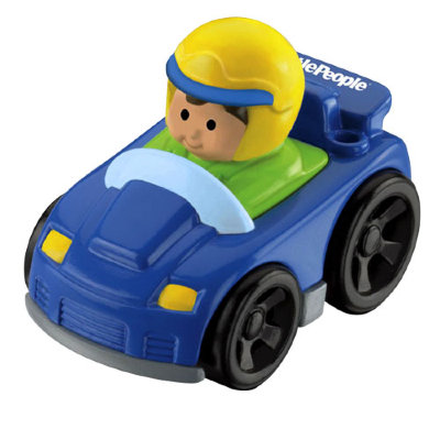 * Игрушка 'Синий автомобиль' из серии Little People Wheelies, Fisher Price [T5628] Игрушка 'Синий автомобиль' из серии Little People Wheelies, Fisher Price [T5628]