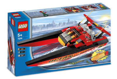 Конструктор &quot;Быстроходная лодка с мотором&quot;, серия Lego City [7244] Конструктор "Быстроходная лодка с мотором", серия Lego City [7244]
