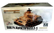 Танк радиоуправляемый "DAK Pz.Kpfw.IV Ausf.F1 1:16" с дымом и стрельбой [3858-1]