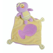 Мягкая игрушка-платок с погремушкой 'Полярный медведь', 23 см, из серии 'Океан', Jemini [040520]