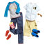Одежда, обувь и аксессуары для Кена 'Болельщики', Barbie [X7860] - X7860.jpg