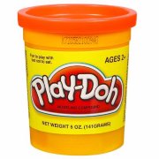 Пластилин в баночке 130г, оранжевый, Play-Doh, Hasbro [22002-04]