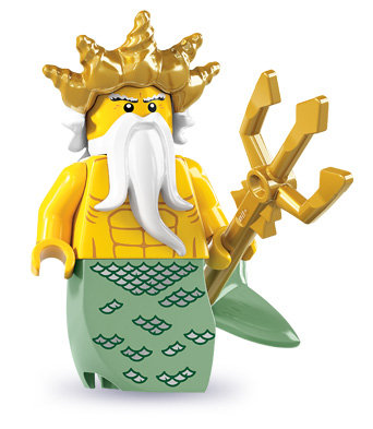 Минифигурка &#039;Нептун&#039;, серия 7 &#039;из мешка&#039;, Lego Minifigures [8831-05] Минифигурка 'Нептун', серия 7 'из мешка', Lego Minifigures [8831-05]