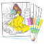 Набор раскрасок с фломастерами 'Color Wonder: Питомцы Принцесс Диснея', Disney Palace Pets, Crayola [75-1919] - 75-1919-1.jpg