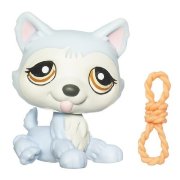 Одиночная зверюшка - Хаски, специальная серия, Littlest Pet Shop, Hasbro [91491]
