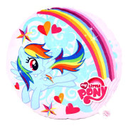 Плюшевая подушка 'Радуга Дэш', круглая, My Little Pony, Plush Apple [GT7743]