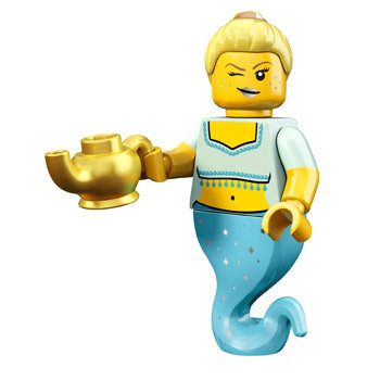 Минифигурка &#039;Джин-девушка&#039;, серия 12 &#039;из мешка&#039;, Lego Minifigures [71007-15] Минифигурка 'Джин-девушка', серия 12 'из мешка', Lego Minifigures [71007-15]
