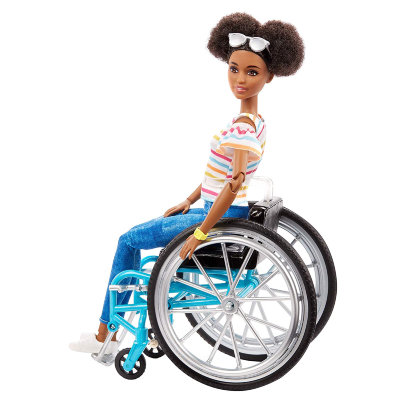 Шарнирная кукла Barbie &#039;Инвалид&#039;, из серии &#039;Мода&#039; (Fashionistas), Mattel [GGV48] Шарнирная кукла Barbie 'Инвалид', из серии 'Мода' (Fashionistas), Mattel [GGV48]