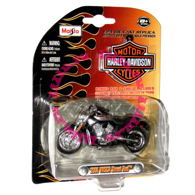 Модель мотоцикла Harley-Davidson 2006 VRSCR Street Rod, 1:24, Maisto [35094-5] Модель мотоцикла Harley-Davidson 2006 VRSCR Street Rod, 1:24, Maisto [35094-5]