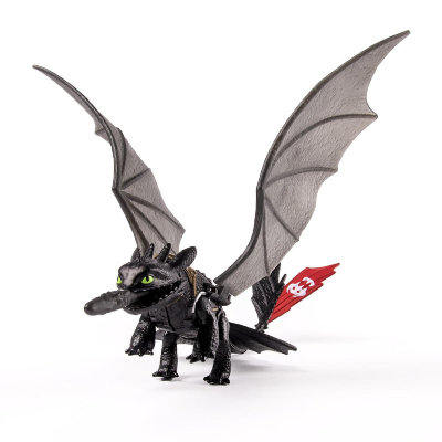 Игрушка 'Дракон Ночная Фурия Беззубик - пират', со светом, (Toothless Night Fury), из серии 'Как приручить дракона 2', Spin Master [64435] Игрушка 'Дракон Ночная Фурия Беззубик - пират', со светом, (Toothless Night Fury), из серии 'Как приручить дракона 2', Spin Master [64435]