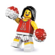 Минифигурка 'Чирлидерша', серия 8 'из мешка', Lego Minifigures [8833-13]