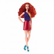 Коллекционная шарнирная кукла 'Рыжеволосая', #13 из серии 'Barbie Looks 2023', Barbie Black Label, Mattel [HJW80]