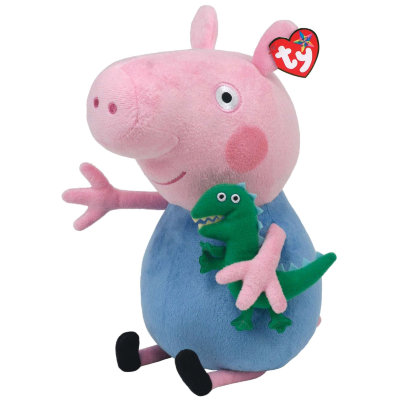 Мягкая игрушка 'Джорж с динозавриком', 24 см, Peppa Pig, TY [96231] Мягкая игрушка 'Джорж с динозавриком', 24 см, Peppa Pig, TY [96231]