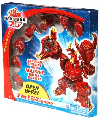 Набор 7-in1 Maxus Dragonoid, для игры 'Бакуган', Bakugan Battle Brawlers - New Vestroia [64326] Набор 7-in1 Maxus Dragonoid, для игры 'Бакуган', Bakugan Battle Brawlers - New Vestroia [64326]