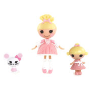 Мини-куклы 'Cinder Slippers и Ribbon Slippers', 8/4 см, серия Sisters, Mini Lalaloopsy Littles [520481-CR]