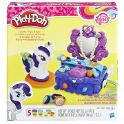 Набор для детского творчества с пластилином 'Туалетный столик пони Рарити' (Rarity Style and Spin), из серии 'My Little Pony', Play-Doh/Hasbro [B3400]