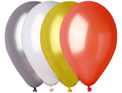 Воздушные шарики 25 см, металлик, 100 шт [1101-0001] Воздушные шарики 25 см, металлик, 100 шт [1101-0001]