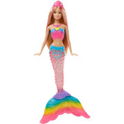 Кукла Барби-русалочка 'Радужные огоньки' со светящимся хвостом, Barbie, Mattel [DHC40]
