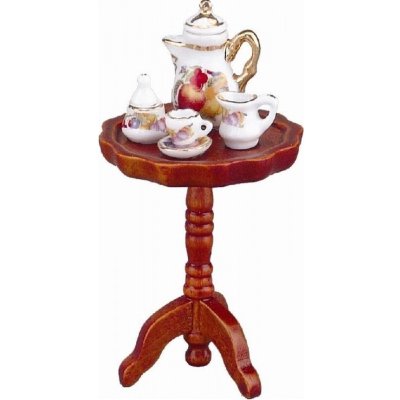 Круглый столик с чайным сервизом, дерево+фарфор, 1:12, Reutter Porzellan [001.858/0] Круглый столик с чайным сервизом, дерево+фарфор, 1:12, Reutter Porzellan [001.858/0]