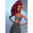 Коллекционная шарнирная кукла 'Миниатюрная афроамериканка', #7 из серии 'Barbie Looks 2021', Barbie Black Label, Mattel [HCB77] - Коллекционная шарнирная кукла 'Миниатюрная афроамериканка', #7 из серии 'Barbie Looks 2021', Barbie Black Label, Mattel [HCB77]