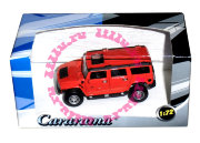Модель автомобиля Hummer 1:72, красно-оранжевая, Cararama [192ND-16]