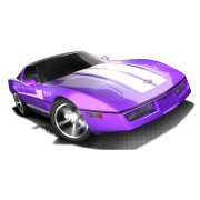 Коллекционная модель автомобиля Corvette 1980 - HW Showroom 2013, сиреневая, Hot Wheels, Mattel [X1820]