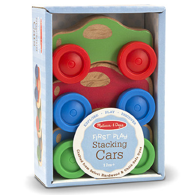 Деревянная развивающая игрушка 'Три машинки', Melissa&amp;Doug [4051] Деревянная развивающая игрушка 'Три машинки', Melissa&Doug [4051]