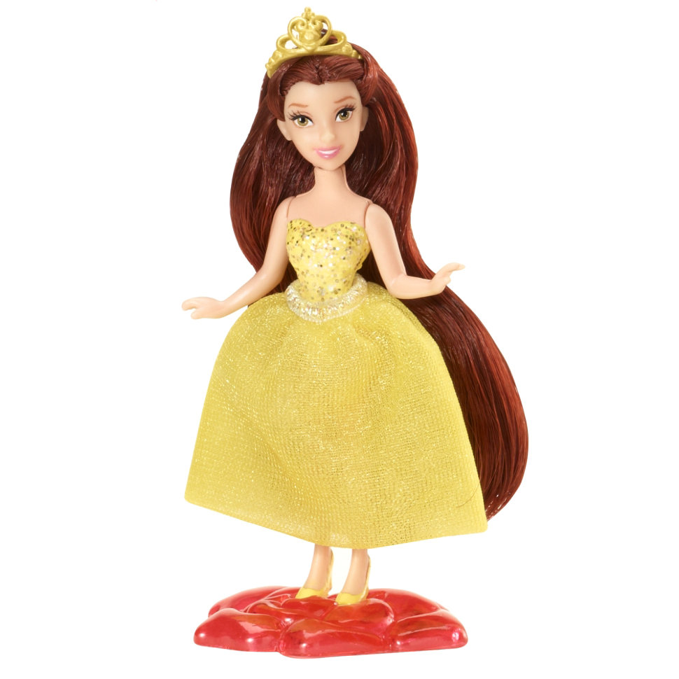Мини-кукла 'Модные прически - Белль', 9 см, из серии 'Принцессы Диснея', Mattel [Y3468]