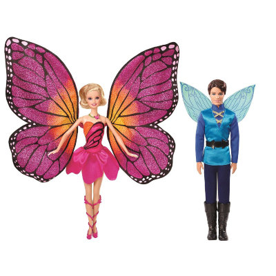 Подарочный набор кукол Барби-бабочка &#039;Марипоса&#039; и Принц, специальный выпуск, Barbie Mariposa, Mattel [BBV43] Кукла Барби-бабочка 'Марипоса', Barbie Mariposa, Mattel [Y6372]