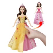 Кукла 'Бель в волшебном платье', 28 см, из серии 'Принцессы Диснея', Mattel [W1138]