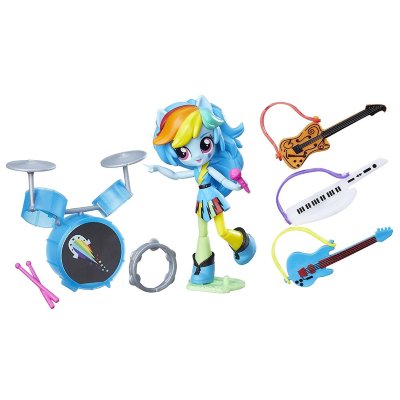 Игровой набор &#039;Класс рок-музыки&#039; с мини-куклой Rainbow Dash, 12см, шарнирная, My Little Pony Equestria Girls Minis (Девушки Эквестрии), Hasbro [B9484] Игровой набор 'Класс рок-музыки' с мини-куклой Rainbow Dash, 12см, шарнирная, My Little Pony Equestria Girls Minis (Девушки Эквестрии), Hasbro [B9484]