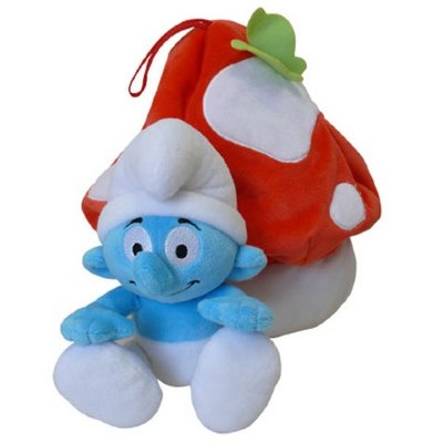 Домик-грибок для пижамки 'Смурфики', 20 см, The Smurfs (Смурфики), Jemini [22160] Домик-грибок для пижамки 'Смурфики', 23 см, The Smurfs (Смурфики), Jemini [22160]