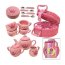Набор кукольной посуды 'Чаепитие принцессы' в чемоданчике, 1:2, 17 предметов, керамика, 'Маруся' [43476] - 43476-1.jpg