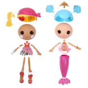 Набор из двух кукол-конструкторов 'Русалка и Пират' (Mermaid & Pirate), 23 см, 'Фабрика Лалалупси', Lalaloopsy Workshop [527510]