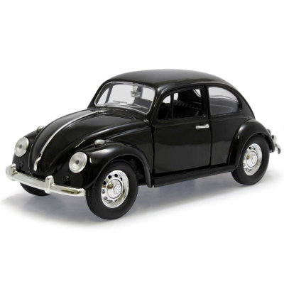 Модель автомобиля Volkswagen Beetle 1967, 1:24, черная, Yat Ming [24202bk] Модель автомобиля Volkswagen Beetle 1967, 1:24, черная, Yat Ming [24202bk]
